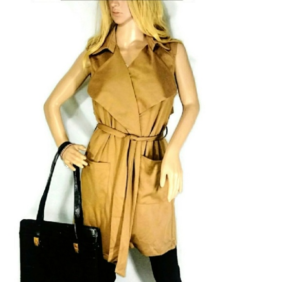 Timing Jackets & Blazers - Sleeveless Lofty Blend Tie Sweater Vest